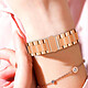 Acheter Avizar Bracelet pour Huawei Watch Fit 2 Maille Acier Inoxydable  rose gold