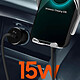 Acheter LinQ Support Voiture 3 en 1 pour Smartphone Chargeur Induction 15W, Chargeur Allume-cigare + Câble USB-C, Rotatif 360°  Noir