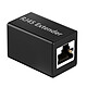 Avizar Adaptateur Rallonge Ethernet Coupleur RJ45 Design compact  Noir Adaptateur rallonge Ethernet RJ45 idéal pour étendre la longueur de votre câble réseau