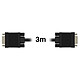 Avis LinQ Câble VGA mâle vers VGA mâle Adaptateur Vidéo 3m  Noir