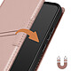 Avizar Étui pour Samsung A34 5G Portefeuille Support Clapet Magnétique  Rose Gold pas cher
