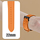 Avizar Bracelet pour Apple Watch 41mm / 40mm et 38 mm Finition Texturé  Orange pas cher