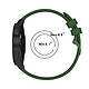 Avizar Bracelet pour Huawei Watch GT3 46mm Silicone BiColore Texturé Vert / Noir pas cher