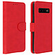 Avizar Etui folio Rouge Portefeuille pour Samsung Galaxy S10 - Etui folio Rouge portefeuille Samsung Galaxy S10
