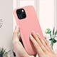 Acheter Avizar Coque iPhone 13 Mini Finition Soft-touch Silicone Semi-rigide rose