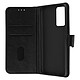 Avizar Housse Oppo Reno 6 5G Clapet Portefeuille Fonction Support vidéo noir - Étui Noir avec un porte-cartes spécialement conçu pour votre Oppo Reno 6 5G