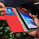 Acheter Avizar Housse Motorola Moto E7i Power Porte-carte Fonction Support Vidéo rouge