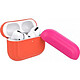 PURO Coque de protection avec Capuchon pour AirPods Pro Orange En gel de silicone doux