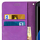 Avizar Housse Samsung Galaxy S7 Edge Etui Portefeuille Fonction Stand Violet pas cher
