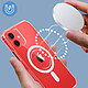 Avis Avizar Coque pour iPhone 12 Mini Magsafe Antichoc Cercle magnétique Rouge
