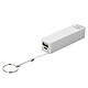 Avizar Batterie de secours Chargeur Externe USB 2600 mAh Compacte Légère - Blanc Batterie de secours compact 2600 mAh
