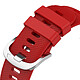 Avis Avizar Bracelet pour Honor Magic Watch 2 46mm Silicone Texturé Rouge