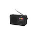 DUAL DL-DAB205001133 Radio Portable numérique FM / DAB+ / Bluetooth , Noir / DUAL
