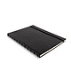 FILOFAX Carnet de notes 'Notebook Classic Vif' rechargeable format A4, Noir Carnet