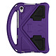 Avizar Coque pour Lenovo Tab M8 Gen 4, Violette  pour Enfant avec Poignée de Transport Coque de protection colorée pour enfant, conçue pour la Lenovo Tab M8, 4ème Génération
