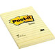 POST-IT 3M Post-it 100 feuilles/bloc, 76 x 76 mm, jaune, ligné Notes repositionnable