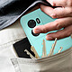 Avizar Coque pour Oppo A77 et A57 Silicone Semi-rigide Finition Soft-touch Fine  Turquoise pas cher