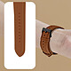 Avizar Bracelet pour Apple Watch 41mm et 40mm et 38 mm Cuir Texturé Litchi  marron pas cher