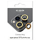 Avis So Seven Protège-caméra pour Apple iPhone 15 Pro / 15 Pro Max Rings Antichoc Dorée