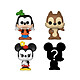 Disney - Pack 4 figurines Bitty POP! Goofy 2,5 cm Pack de 4 figurines Disney Bitty POP! Goofy 2,5 cm.