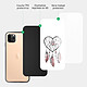 Acheter Evetane Coque en verre trempé iPhone 11 Pro Attrape coeur