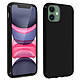 Avizar Coque iPhone 11 Silicone Gel Flexible Résistant Ultra fine noir Coque de protection spécialement conçue pour Apple iPhone 11