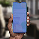 Acheter Avizar Housse Xiaomi Mi 10T Lite Clapet translucide Design Miroir Support Vidéo bleu
