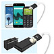 LinQ Câble USB vers Micro-USB Charge et Transfert Longueur 2m Noir pas cher
