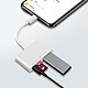 Avis Avizar Lecteur carte iPhone / iPad Lightning vers USB / TF / Micro-SD / Lightning Blanc