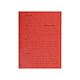 EXACOMPTA Paquet de 25 Dossiers de Plaidoirie 'Pour / Contre' 25 x 32 cm Rouge Chemise de rangement
