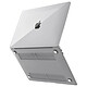 Avizar Coque Polycabonate Rigide Transparent p. MacBook Air 13 2020 / 2019 / 2018 - Coque protectrice spécialement conçue pour Apple MacBook Air 13 2020 / 2019 / 2018