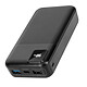 3mk Batterie de Secours 20000 mAh 2x USB et USB-C Voyant LED Noir Batterie externe 3mk 20000 mAh grande capacité avec ports 2x USB et USB-C