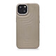 Decoded Coque Compatible avec le MagSafe en cuir pour iPhone 14 Plus Beige Coque compatible MagSafe en cuir