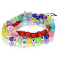 Avis Avizar Bijou Téléphone Bracelet Perles et Love 65cm Collection Lovely Multicolore