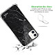 Avis Evetane Coque iPhone 11 anti-choc souple angles renforcés transparente Motif Marbre noir