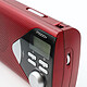 Metronic 477201 - Radio portable AM/FM avec fonction réveil - rouge Radio portable AM/FM avec fonction réveil - rouge