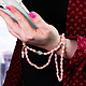 Acheter Avizar Bijou de Téléphone Bracelet à Perles Ovales 80cm Collection Charm - rose