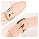 Acheter Avizar Bracelet Huawei Band 7, 6 Pro, 6 et Honor Band 6 Silicone Bumper Ajustable  rose