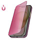 Avizar Étui Clear View pour iPhone 15 Pro Clapet Miroir Fonction Support  Violet pas cher