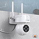 LinQ Caméra de surveillance Full HD Mode nocturne Rotatif Étanche IP65  Blanc pas cher