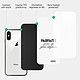Acheter Evetane Coque iPhone X/Xs Coque Soft Touch Glossy Parfaite Avec De Jolis Défauts Design