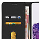 Avizar Étui Samsung Galaxy S20 Plus Housse Intégrale Porte-carte Fonction Support noir pas cher