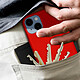 Avizar Coque pour iPhone 14 Silicone Semi-rigide Finition Soft-touch Fine  rouge pas cher