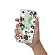 LaCoqueFrançaise Coque iPhone Xr anti-choc souple angles renforcés transparente Motif Fleurs vert d'eau pas cher