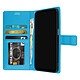 Acheter Avizar Housse pour Motorola Moto G62 5G, G31 et G41 Aspect Grainé Clapet Portefeuille Stand Vidéo  bleu