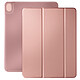 Avizar Étui pour iPad Air 11 2024 Clapet Pliable Support Multipostions Rose Champagne Protection complète contre les chutes, impacts et rayures du quotidien