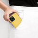 Avizar Coque iPhone 13 Pro Max Semi-rigide Silicone Finition Soft-touch jaune pas cher