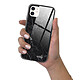 Evetane Coque iPhone 12 Mini Coque Soft Touch Glossy Marbre noir Design pas cher