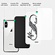 Acheter Evetane Coque iPhone X/Xs Coque Soft Touch Glossy Love Life Design