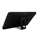 Avizar Coque Galaxy Tab A 10.1 2019 Silicone et Polycarbonate Support intégré Noir pas cher